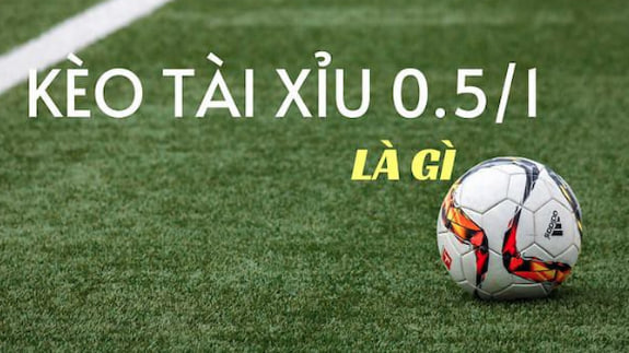 Kèo tài xỉu 0.5/1 là gì trong bảng cược? 